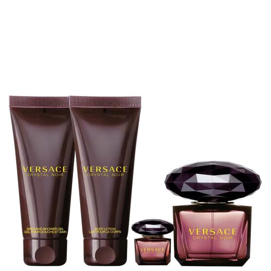 Kit Coffret Versace Crystal Noir Feminino Eau de Parfum